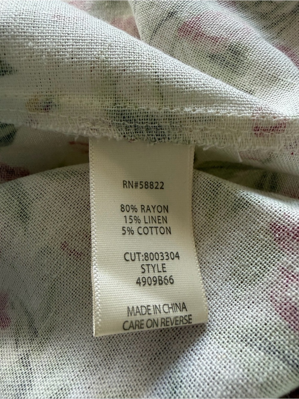 Max Studio Floral Border Maxi Dress Cotton Linen Cottagecore Garden Romantic - Picture 11 of 14
